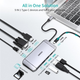 Stacja dokująca Choetech USB-C 9-w-1 (HUB-M15-GY) - obraz 3