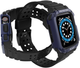 Pasek z etui Hurtel Protect Strap Band do Apple Watch 38/40/41 mm Black/Blue (9145576231548) - obraz 3
