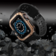 Ремінець із чохлом Hurtel Protect Strap Band для Apple Watch 38/40/41 мм Black/Rose Gold (9145576231531) - зображення 5
