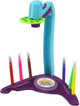 Projektor do rysowania LEAN Toys 3 wymienne dyski fioletowy (19606) (5905991009818) - obraz 3