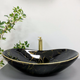 Умивальник (раковина) VBI TURIN MARBLE BLACK GLOSSY накладний - изображение 4