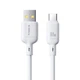 Кабель Baseus Silky Series Fast Charging Type-C 100W (2m) white - зображення 4