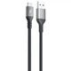 Кабель Proove ReGen Silicone USB to Type-C 3A (1m) black - зображення 1