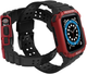 Pasek z etui Hurtel Protect Strap Band do Apple Watch 42/44/45 mm Black/Red (9145576231654) - obraz 3