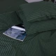 Наволочка MirSon Ranforce Elite 17-0612 Stripe Emerald 60х60 см (2200008201111) - зображення 4