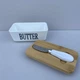 Маслянка порцелянова з ножем 15*8,6*6,4 см Butter Interos PJ03629 - зображення 2
