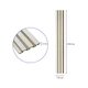 Декоративная стеновая рейка Sticker Wall PS 2900x120x12 мм Серебряный (SW-00002130) - изображение 3