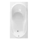 Ванна прямоугольная акриловая RAK Ceramics Star 430x1800x900 мм Белый (2308891925) - изображение 1