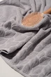 Набор 2 махровых полотенца Soho Leaves 70х140 + 50х90 см Light Gray (50*90+70*140 Leaves Light Gr) - изображение 5