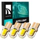 Комплект світлодіодних ламп NAPO LED T10-COB-Silic-S W5W T10 колір світіння білий 4 шт - зображення 1