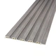 Декоративная стеновая рейка Sticker Wall WPC 3000x150x9 мм Серый (SW-00001870) - изображение 2