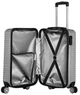 Чемодан пластиковый GD Polo малый 45L Серебристый (60k001 small silver) - изображение 4