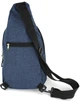 Рюкзак однолямочный Wallaby Синий (112 blue) - изображение 4