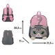 Рюкзак детский Yes K-34 Kitten Meow, для девочек, розовый/серый (550022) - изображение 2