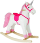Єдиноріг- гойдалка LEAN Toys рухає мордою та хвостом 74 см Білий 2252 (5902808151722) - зображення 2