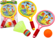 Zestaw do gry w badmintona LEAN Toys Zwierzęta 19603 Yellow (5905991009788) - obraz 2