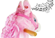 Koń na biegunach LEAN Toys z lokami rusza pyskiem ogonem 74 cm Różowy 2255 (5902808151708) - obraz 6