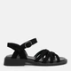 Женские сандалии замшевые PARADIZE SHOES SAN-2707 40 25.7 см Черные (ROZ6501090330) - изображение 1