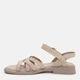 Женские сандалии замшевые PARADIZE SHOES SAN-2708 41 26.5 см Бежевые (ROZ6501090337) - изображение 4