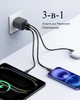 Зарядное устройство для UGREEN X515 GaNInfiniti 30W Fast Charger 3-Port для iPhone 16 15 14 Pro MAX, Samsung Galaxy, Xiaomi Tablet, iPad 2C1A Black (55536) - изображение 4