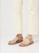 Женские сандалии замшевые PARADIZE SHOES SAN-4903 36 23.2 см Бежевые (ROZ6501090350) - изображение 2