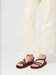 Женские сандалии замшевые PARADIZE SHOES SAN-5901 39 24.7 см Бордовые (ROZ6501090413) - изображение 2