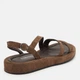 Женские сандалии замшевые PARADIZE SHOES SAN-5902 36 23.2 см Коричневые (ROZ6501090416) - изображение 5