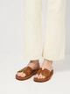Женские шлепанцы замшевые PARADIZE SHOES SL-1209 37 23.7 см Корица (ROZ6501090423) - изображение 2