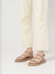 Женские сандалии замшевые PARADIZE SHOES SAN-5103 38 24.2 см Бежевые (ROZ6501090477) - изображение 2