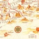 Постер CP Художественная карта Марокко 1950, Африка 100х94 см (152) - изображение 4