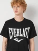 Футболка хлопковая длинная мужская Everlast T-Shirt Jersey 38M219J43-2000 XL Black (8052995757133) - изображение 4
