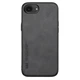 Кожаный чехол - накладка X&E для iPhone 16e / iPhone 17e с металлической вставкой black - изображение 1