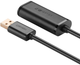Kabel-przedłużacz Ugreen USB Type-A to Type-A 5 m Black (1206809409) - obraz 3