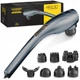 Ручной вибрационный массажер для тела 4FIZJO Long Stick 7 в 1 Grey (P-5907739319135) - изображение 1