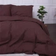 Пододеяльник MirSon Полуторный 143х210 см Ranforce Elite 17-0617 Stripe Brown (2200008202132) - изображение 3