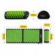 Коврик акупунктурный с валиком 4FIZJO Classic Mat XL Аппликатор Кузнецова Black/Green (P-5907222931769) - изображение 6