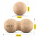 Массажный мяч двойной 4FIZJO Lacrosse DuoBall Cork 6.5 x 13.5 см (P-5907739319586) - изображение 5