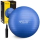Мяч для фитнеса (фитбол) 4FIZJO 65 см Anti-Burst Blue (P-5907222931493) - изображение 1