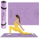 Килимок (мат) спортивний 4FIZJO PU 183 x 61 x 0.4 см для йоги та фітнесу Violet (P-5907739319548) - зображення 1