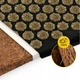 Коврик акупунктурный с подушкой 4FIZJO Eco Mat XL Аппликатор Кузнецова Black/Gold (P-5907739313591) - изображение 2