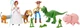 История Игрушек: Вуди, Рекс, Спиралька, Хамм, Бо Пип, Солдатики Disney Pixar Storytellers Toy Story Woody, Rex, Slinky Dog, Hamm, Bo-Peep and 4 Army Men - изображение 1