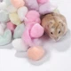 Наполнитель для домиков и клеток хлопковый для хомяков цветной 100 шт - изображение 5