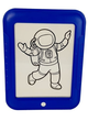 Tablet do rysowania LEAN Toys Magiczny LED Znikopis 3D Neon (5905884454732) - obraz 3