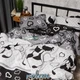Комплект постільної білизни Moon&Star Бязь Gold Люкс Feline Romance двоспальні 175х210 наволочки 2х70х70 (MS-820009212) - зображення 6