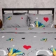Комплект постельного белья Moon&Star Бязь Gold Люкс Butterfly Love євро 200х220 наволочки 4х50х70 (MS-820008868) - изображение 3