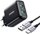 Ładowarka sieciowa Ugreen CD161 18W 2xType-A PD3.0 Black (1206809720) - obraz 1