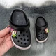 Кроксы детские для мальчика Luck Line черные с мальчиком 25р (15,5 см) 5108 - изображение 3