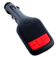 Автомобильный FM-модулятор FM-02 – LCD-дисплей, USB/MP3, черный/красный дизайн - изображение 1