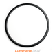 Світильник світлодіодний накладний GLR-36W BLACK Luminaria 5000K 3960Lm 220V IP20 Ø400x23мм 36Вт чорний - зображення 3