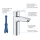 Набір змішувачів 4 в 1 для ванної кімнати та кухні Grohe QuickFix Start M-Size UA202301KE - изображение 10